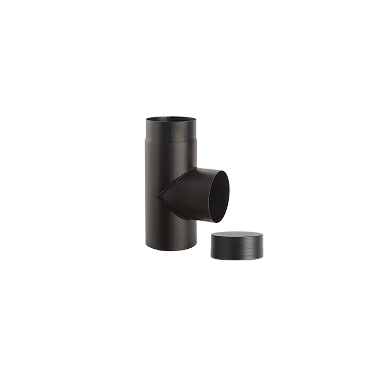 Emailliert “T” Anschlussstück Mann, mit Deckel, mit Mutter seitlichen Anschluss